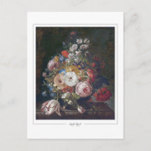 Rachel Ruysch #61 - Tarjeta postal de arte fino