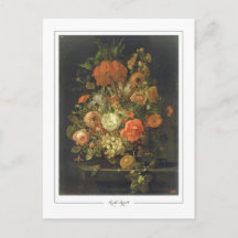 Rachel Ruysch #64 - Tarjeta postal de arte fino