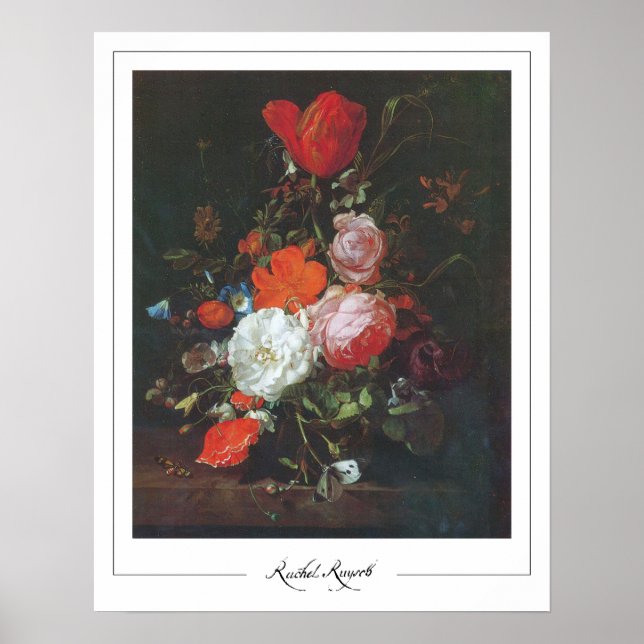 Rachel Ruysch Zedign Poster de arte #1 (Frente)