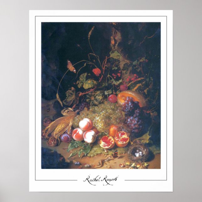 Rachel Ruysch Zedign Poster de arte #2 (Frente)
