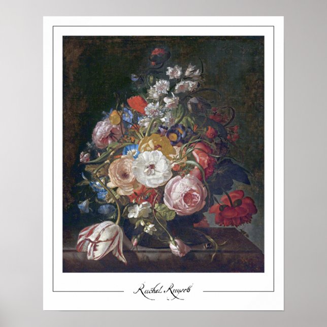 Rachel Ruysch Zedign Poster de arte #61 (Frente)