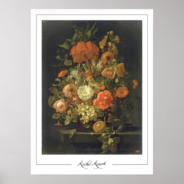 Rachel Ruysch Zedign Poster de arte #64 (Frente)