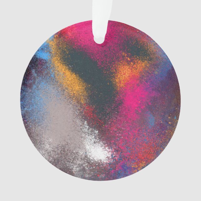 "Racimos -" ornamento rojo del círculo (Anverso)