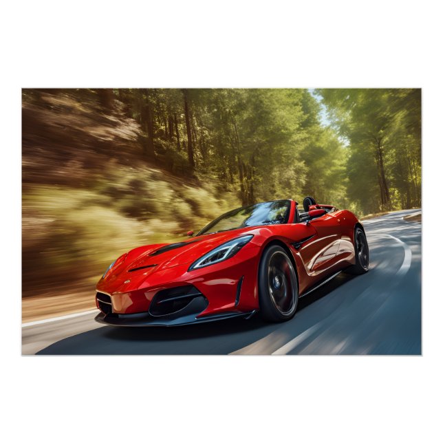 RACING CAR POSTER (Anverso)