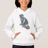 Racoon como artesano con llave