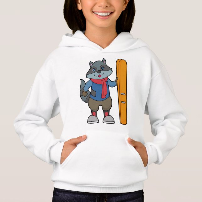 Racoon Skier Ski (Anverso)