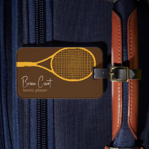 Racquet de tenis Etiqueta personalizada de equipaj