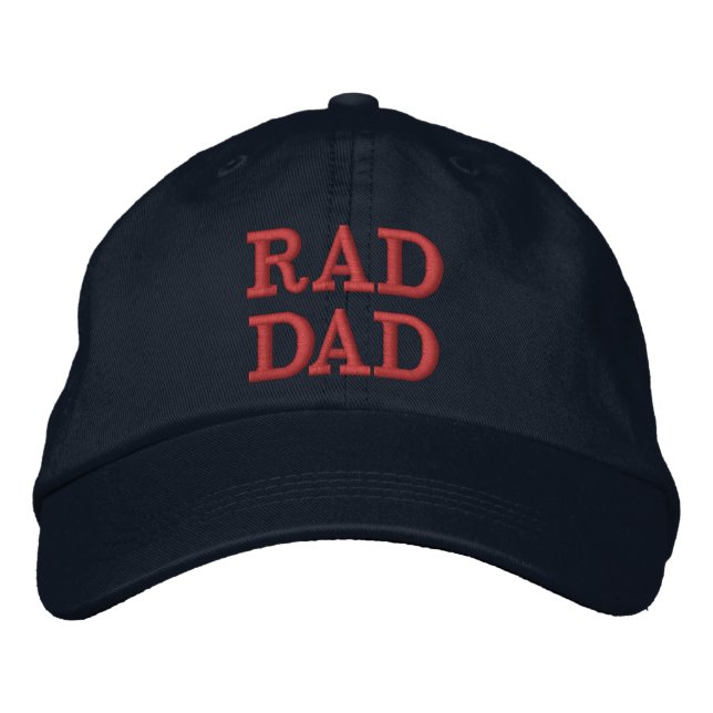 Rad Dad Gorra | Regalo del día del padre (Anverso)