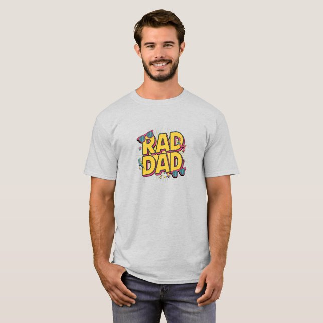 Rad Dad Guay Trend Fathers Day Camiseta de regalo (Anverso completo)