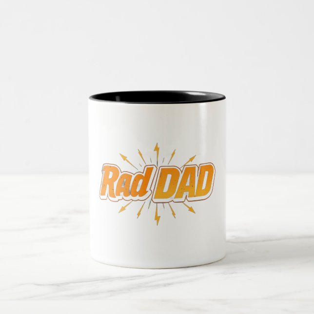 Rad DAD Mug - Copa del Café Retro Vintage (Centro)