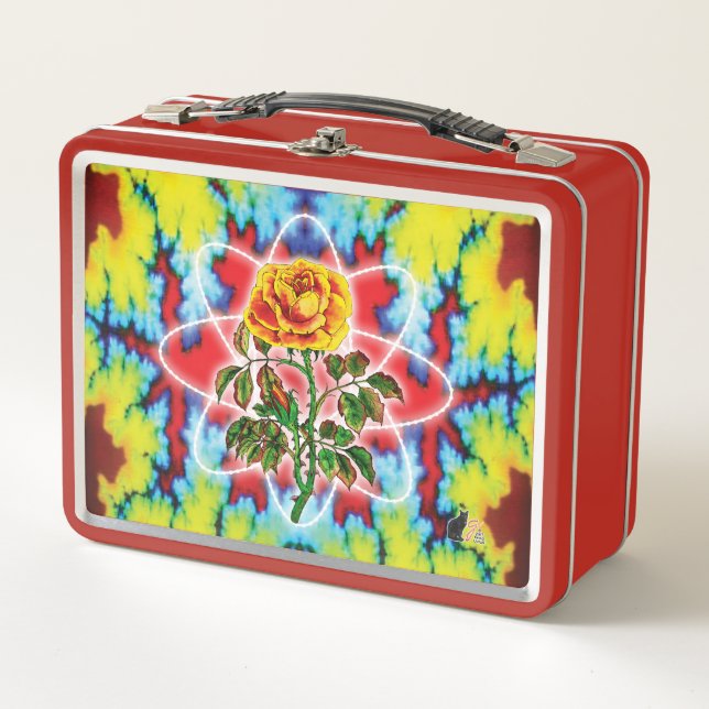 Rad Rad Rosa Metal Lunchbox (Anverso)