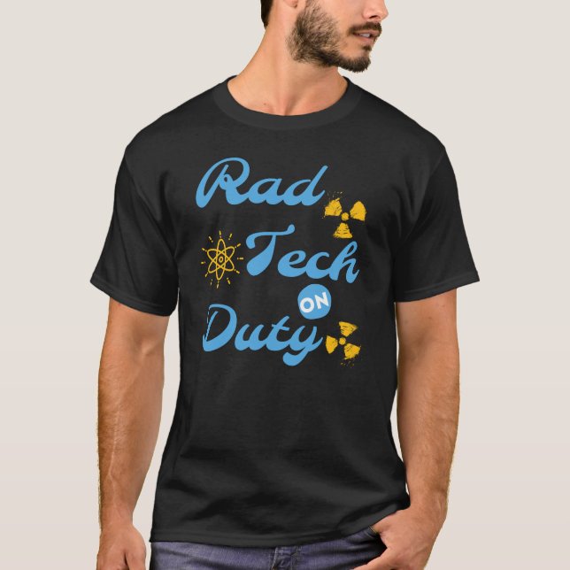 RAD TECH DE SERVICIO - Camiseta de TÉCNICO DE LABO (Anverso)
