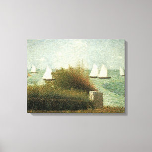 Rade de Grandcamp por Georges Seurat, Arte Antiguo