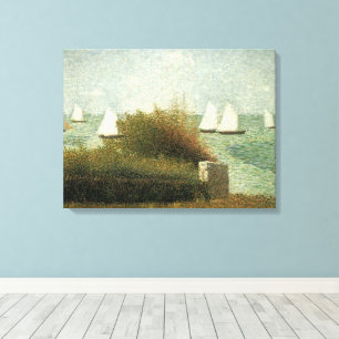 Rade de Grandcamp por Georges Seurat, Arte Antiguo