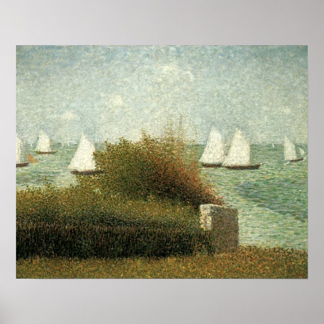 Rade de Grandcamp por Georges Seurat, Arte de époc (Frente)