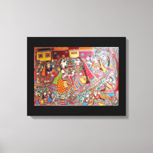 RADHA- IMPRESIÓN INDIA DEL ARTE DEL ESTILO DE