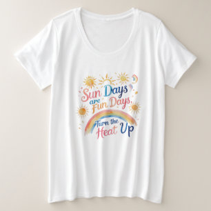 Radiancia de Arcoíris – Camiseta Plus Size para Mu