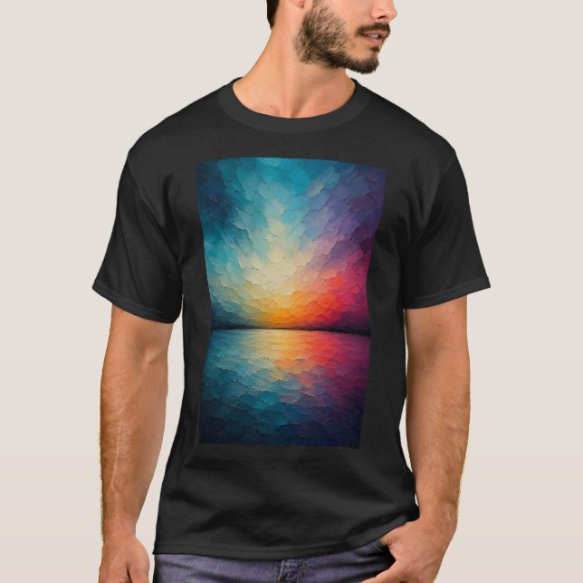 Radiant Horizon | Camiseta de Reflexiones Abstract (Anverso)