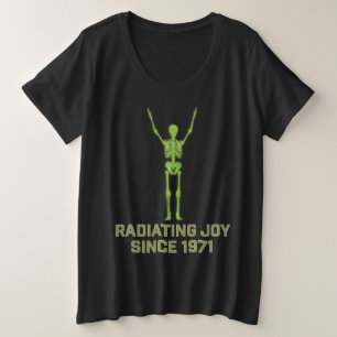 Radiante alegría desde el humor de Skeleton Rad Te
