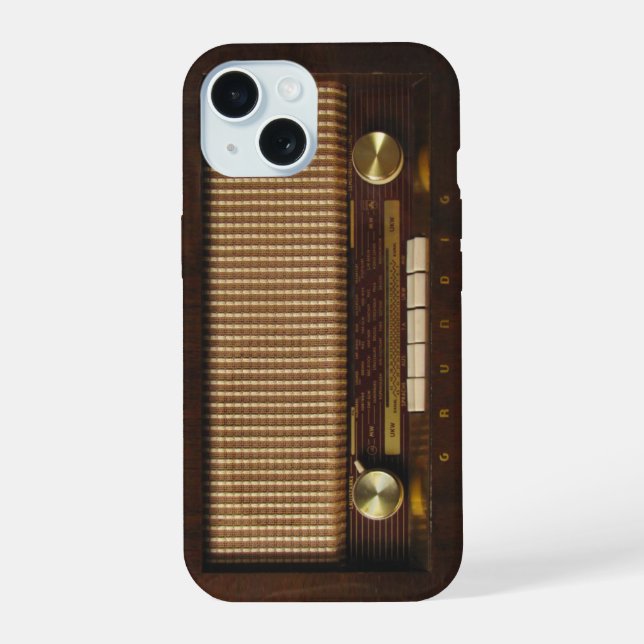 Radio de madera vintage (Reverso )