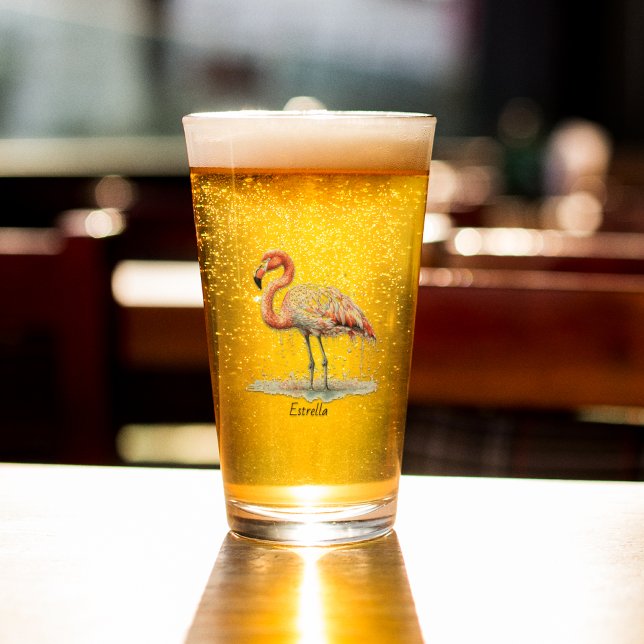 Radio Flamingo: acuarela tropical, personalizado (Subido por el creador)