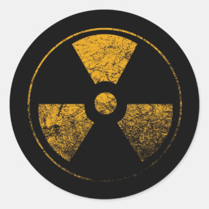 Radioactivo - pegatina