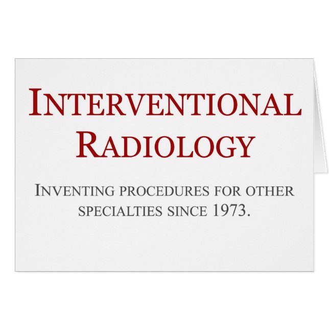 Radiología de Interventional (Anverso (Horizontal))