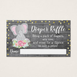 Raffle Raffle Baby Shower, un elefante rosa ruso