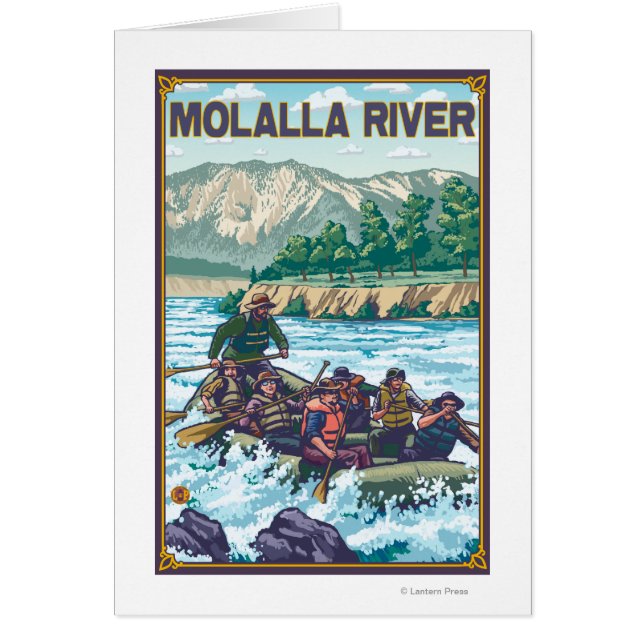 Rafting White Water - Río Molalla, Oregón (Frente)