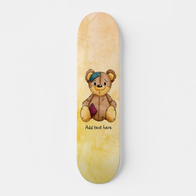 Rag Doll Bear Skateboard personalizado (Anverso )