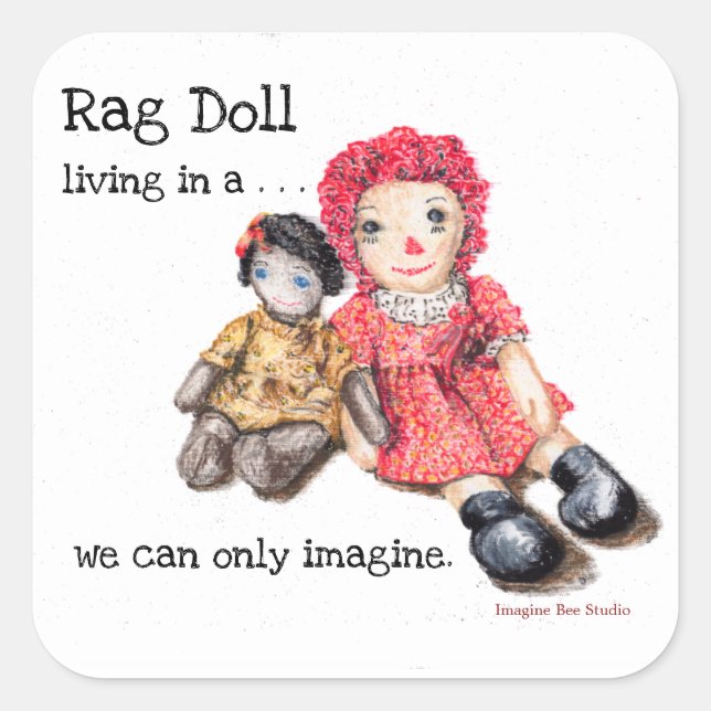 Rag Doll Living, Pegatinas (Anverso)