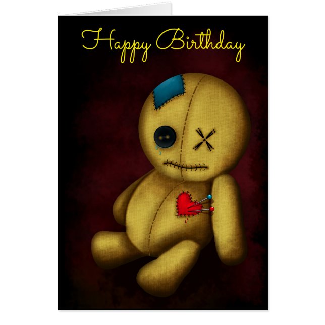 Rag Doll, Voodoo Doll, Feliz Cumpleaños (Frente)