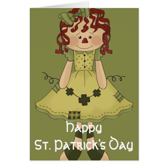 RagDoll d3 Tarjeta feliz Día de San Patricio (Frente)