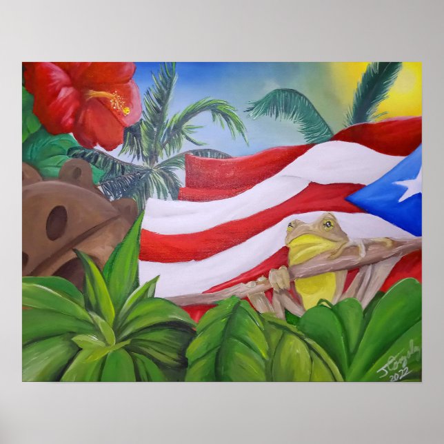 Raices 8 arte de Puerto Rico (Frente)