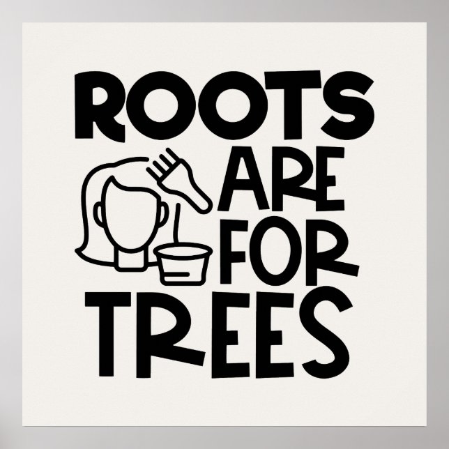 raíces de arte de palabras de estilo de cabello gr (Frente)