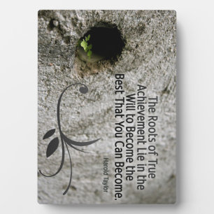 Raíces de la placa de la foto Personalizado del ve