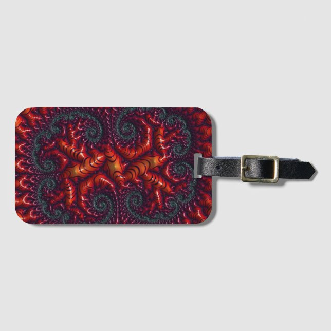 Raíces - Etiqueta de identificación de equipaje de (Anverso horizontal)