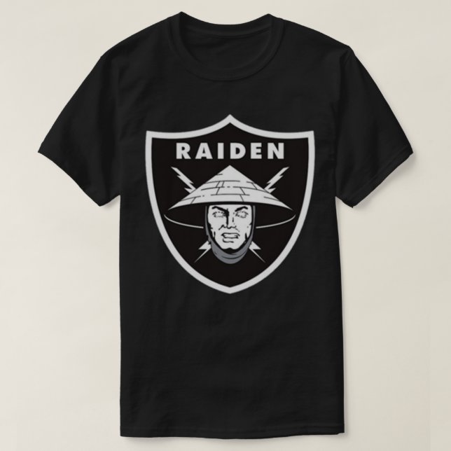 Raiden con logo de Raiders camiseta esencial (Diseño del anverso)