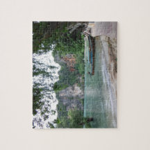 Railway Beach Thailand Jigsaw Puzzle