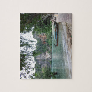 Railway Beach Thailand Jigsaw Puzzle