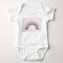 Rainbow Baby Jersey Bodysuit