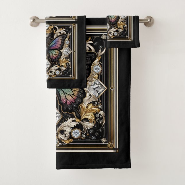 Rainbow Butterfly Art Deco Art Nouveau (In situ)