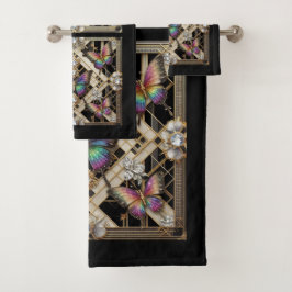 Rainbow Butterfly Art Deco Art Nouveau