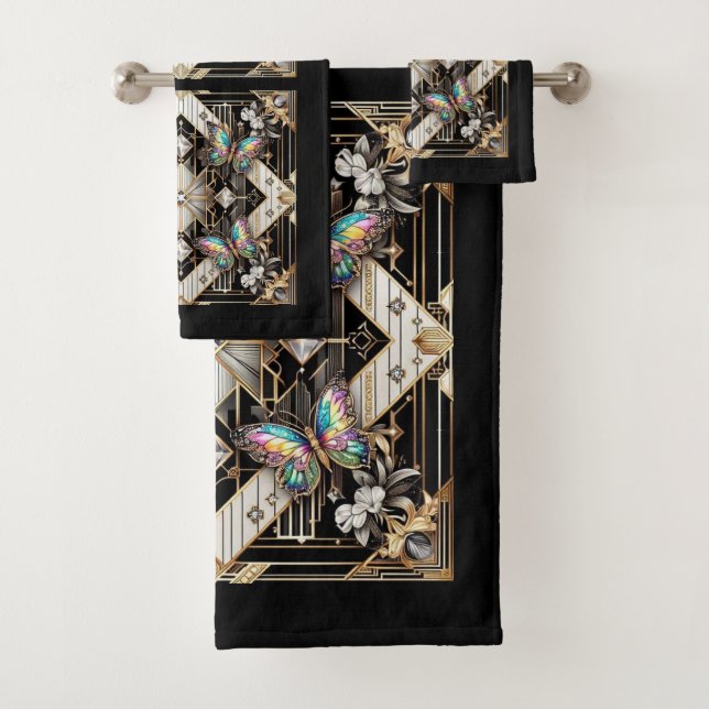 Rainbow Butterfly Art Deco Art Nouveau (In situ)