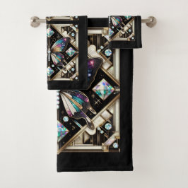 Rainbow Butterfly Art Deco Art Nouveau