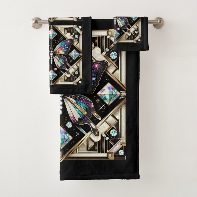 Rainbow Butterfly Art Deco Art Nouveau (In situ)