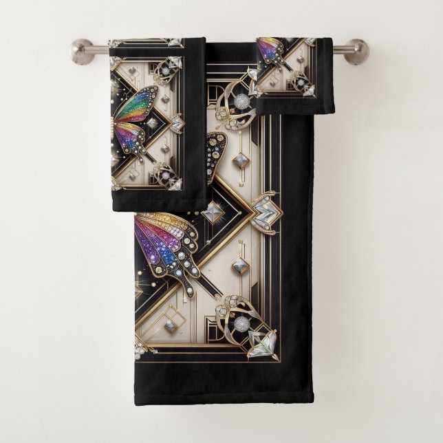 Rainbow Butterfly Art Deco Art Nouveau (In situ)