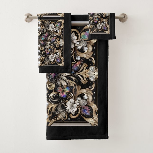 Rainbow Butterfly Art Deco Art Nouveau (In situ)