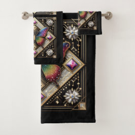 Rainbow Butterfly Art Deco Art Nouveau