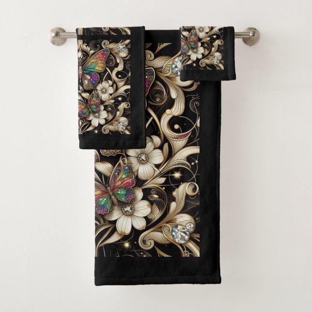 Rainbow Butterfly Art Deco Art Nouveau (In situ)